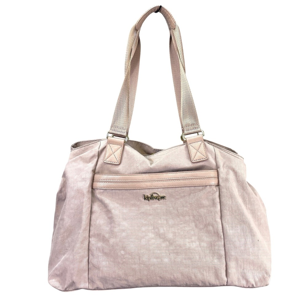 Kipling Kellyn Shoulder Bag Tote Womens Large Pink Travel Casual Everyday